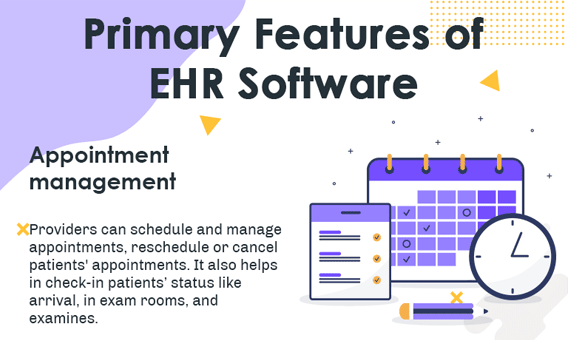 Primary Features of EHR Software